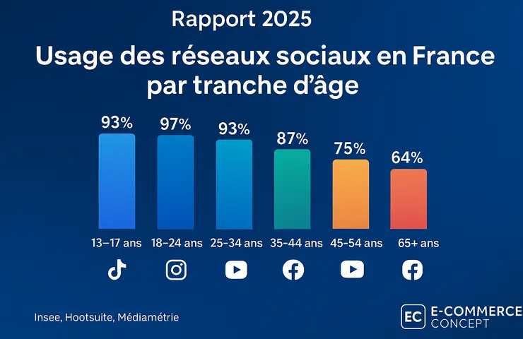 rapport 2025 réseaux sociaux en France
